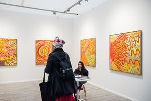 Mildred Thompson, <a href='/art-galleries/galerie-lelong-new-york/' target='_blank'>Galerie Lelong & Co. New York</a>, Frieze Masters (3–6 October 2019). Courtesy Ocula. Photo: Charles Roussel.